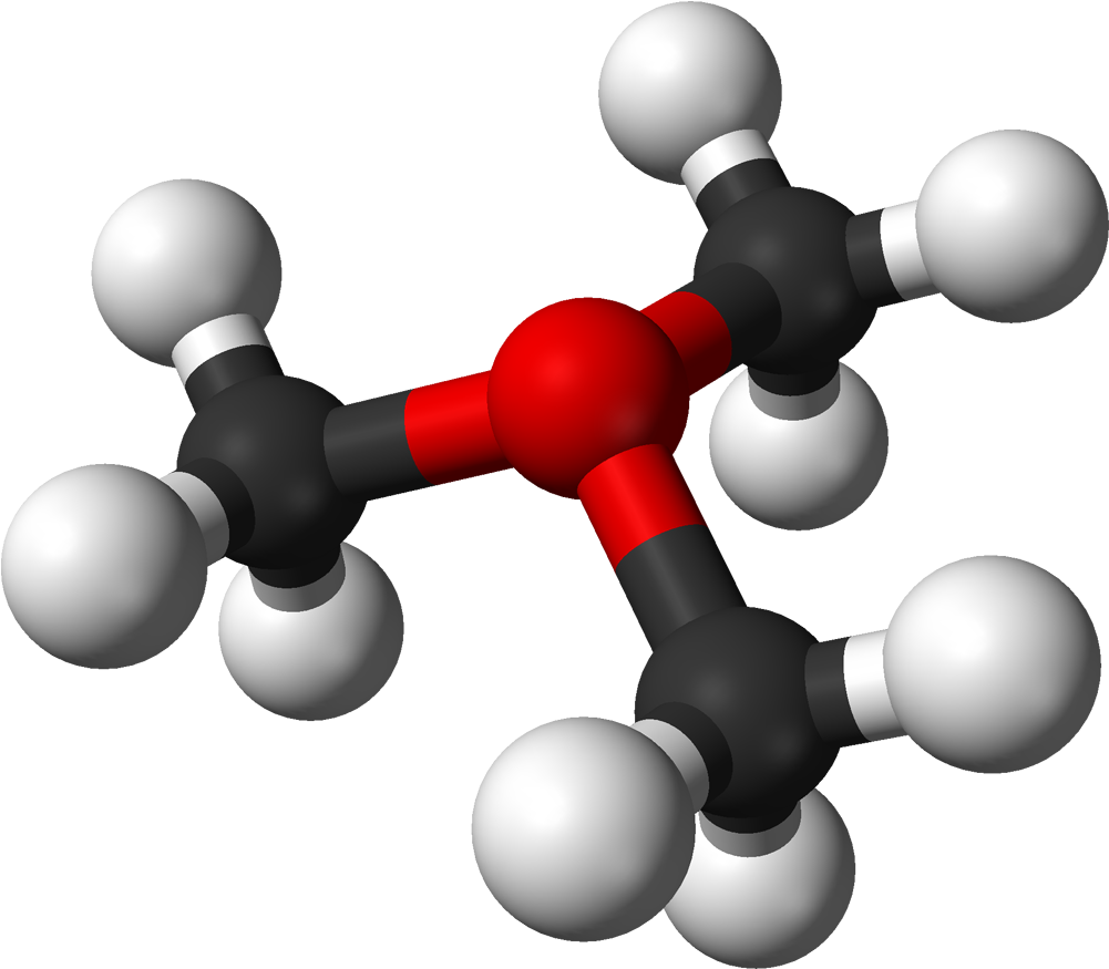 Trimethyloxonium 3d Balls (1100x974), Png Download