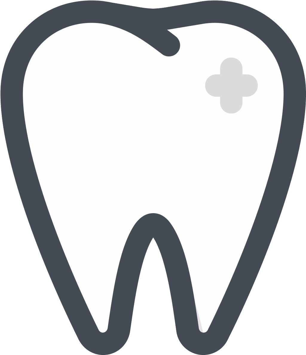 It Is An Image Of A Tooth (1600x1600), Png Download