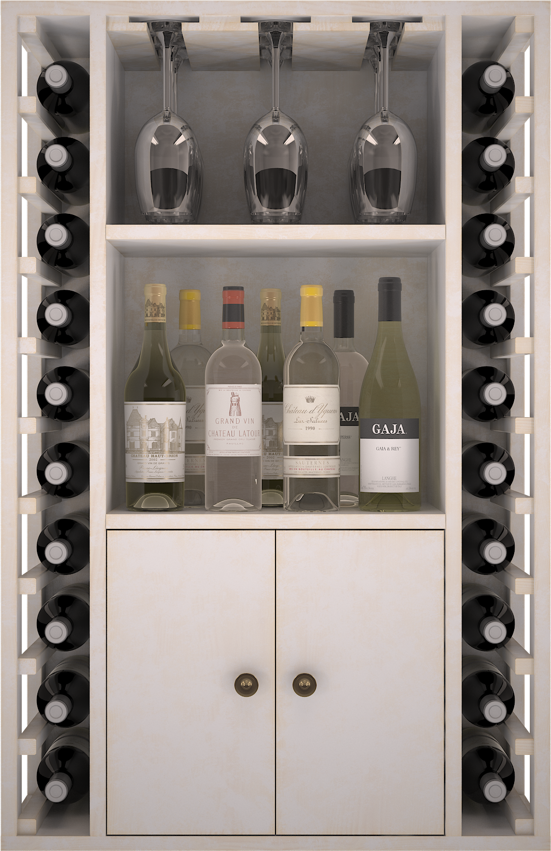 Botellero Blanco Pino Expovinalia (1191x1771), Png Download