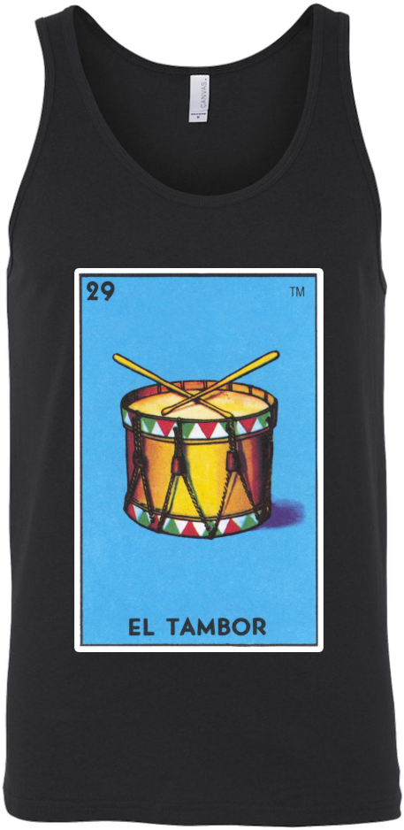 El Tambor Unisex Tank Top (1024x1024), Png Download