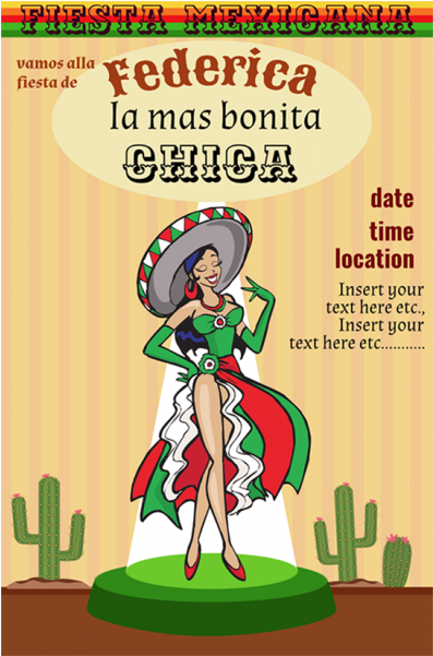 Spotlight Fiesta Mexicana Federica (600x600), Png Download