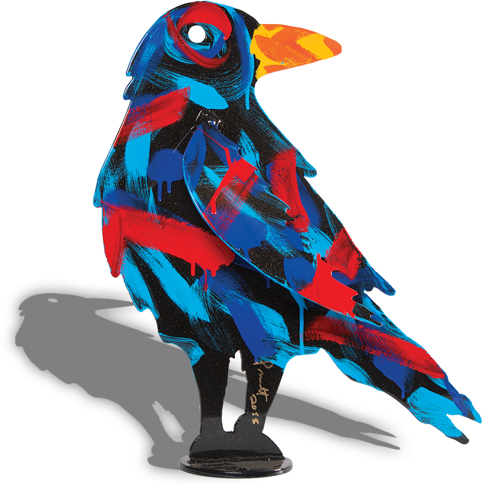 Raven Sculptures (1091x1066), Png Download