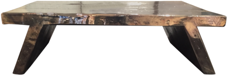 Cliff Young Ltd Silvered Cocktail Table Front Please (736x460), Png Download