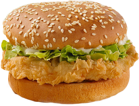 Classic Chicken Sandwich (649x486), Png Download