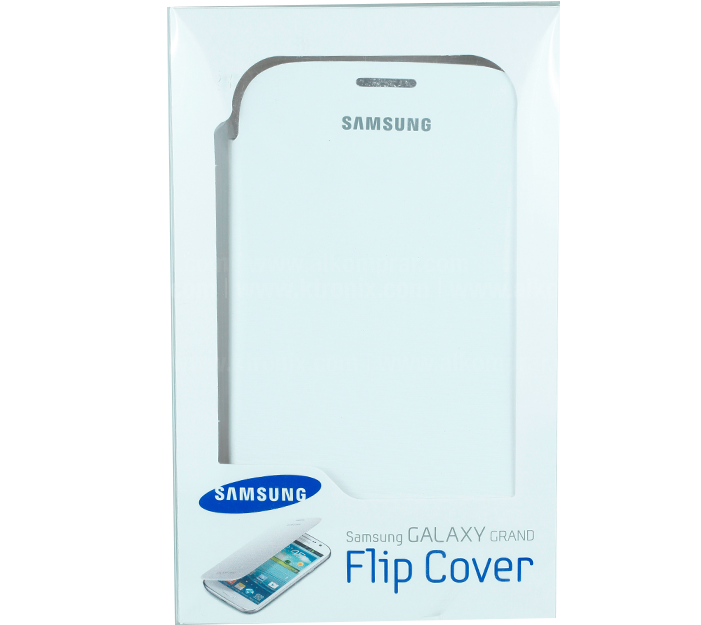 Flip Cover Samsung Galaxy Grand Blanco (700x700), Png Download