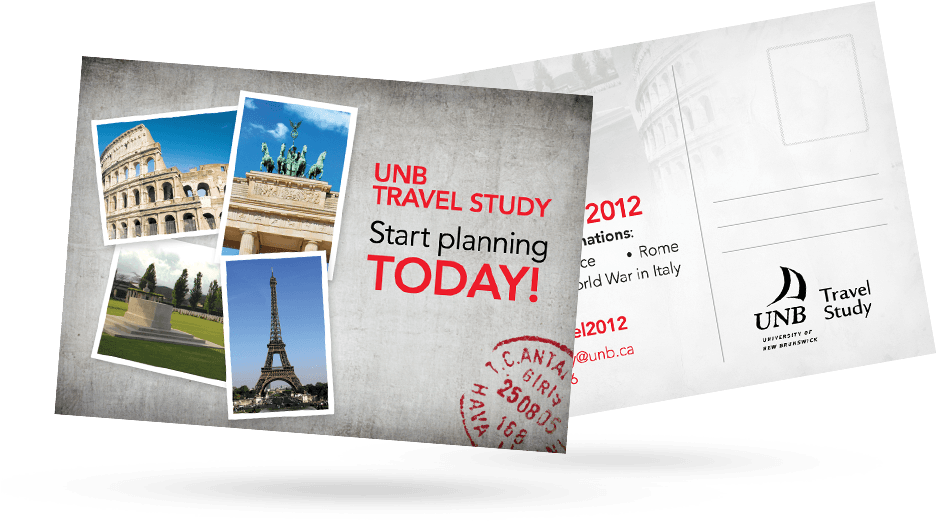 Unb Travel - Postcard (988x554), Png Download
