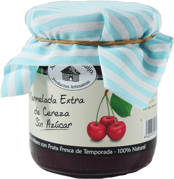 Mermelada Extra Sin Azúcar De Cereza 100% Natural (800x600), Png Download