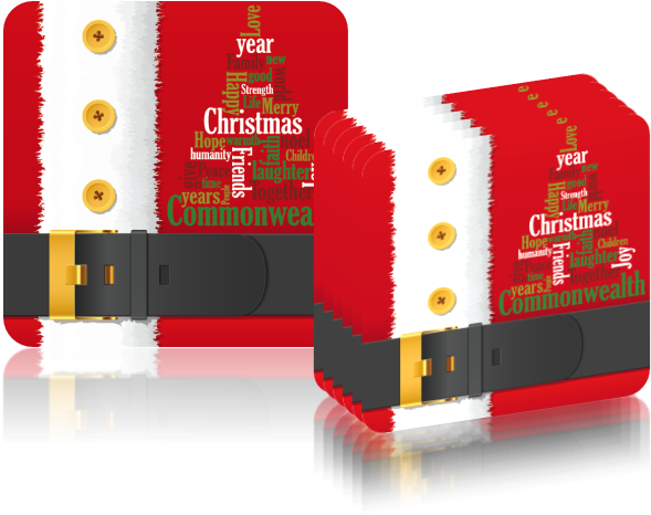 Christmas Joy Paper Napkin (592x654), Png Download