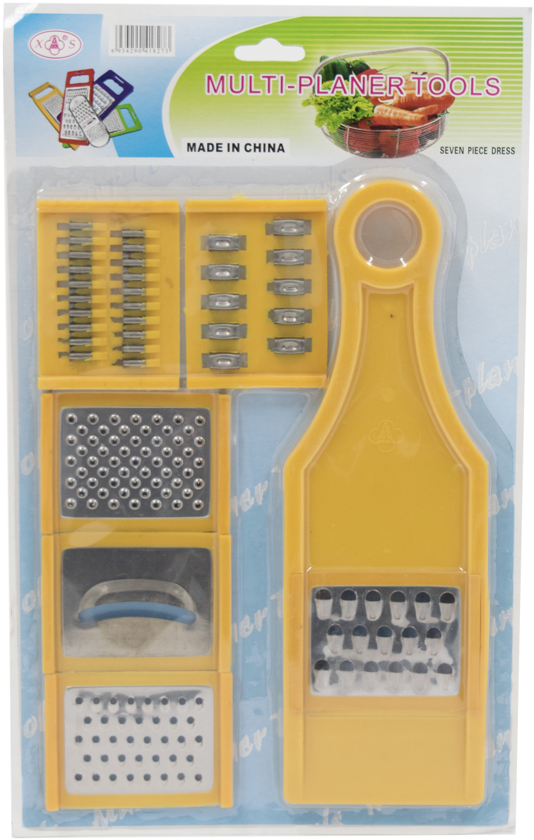 Pro Restaurant Equipment Hand Grater And Slicing Kit (874x1280), Png Download