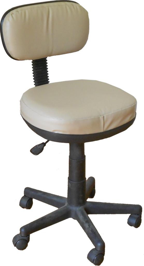 Silla Secretarial De Piston Alto (556x1024), Png Download