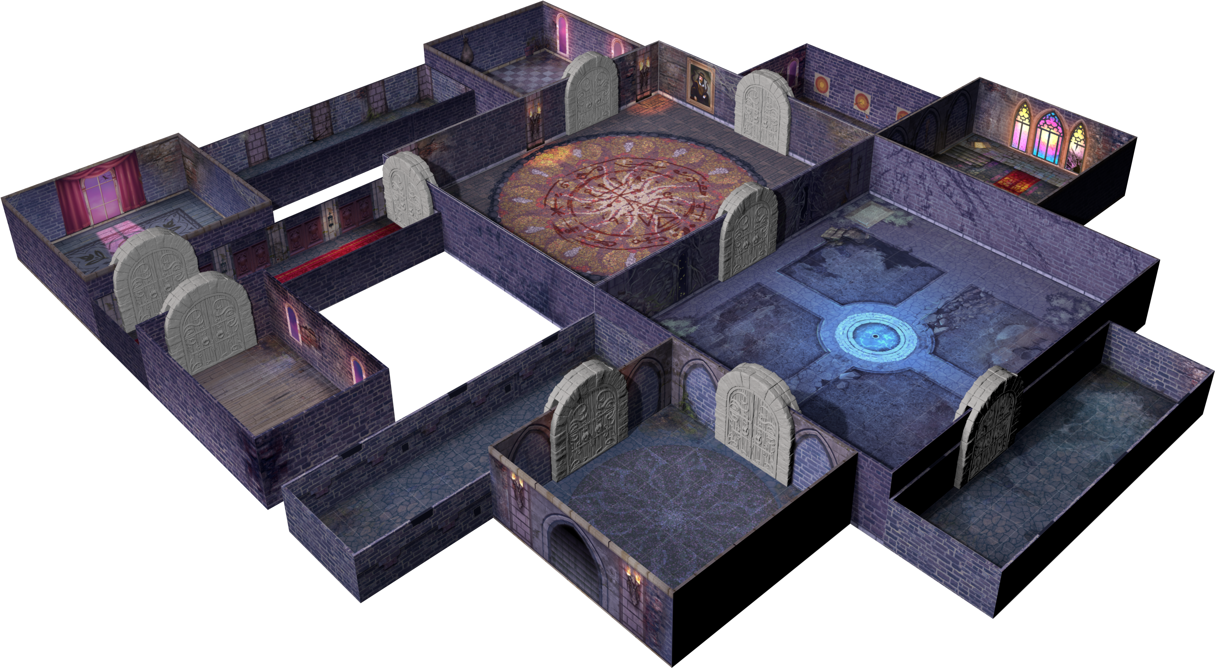 Tenfold Dungeon (4183x2539), Png Download