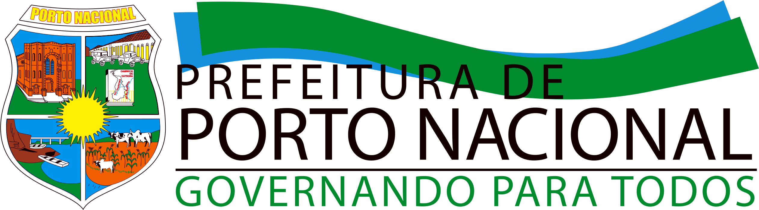 Prefeitura De Porto (2524x700), Png Download