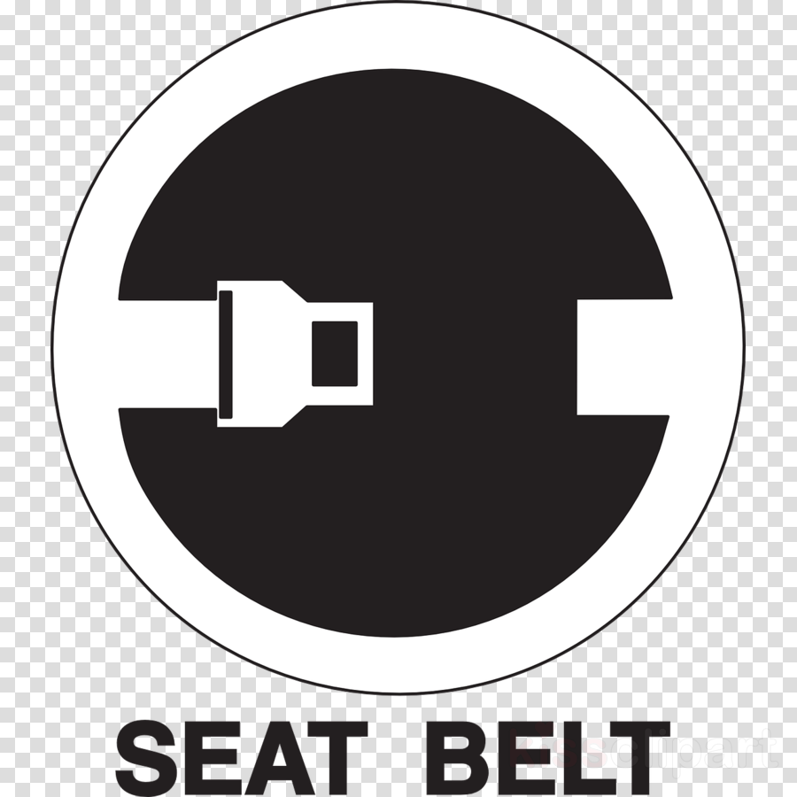 Seat Belt Symbol Clipart Car Seat Belt (900x900), Png Download