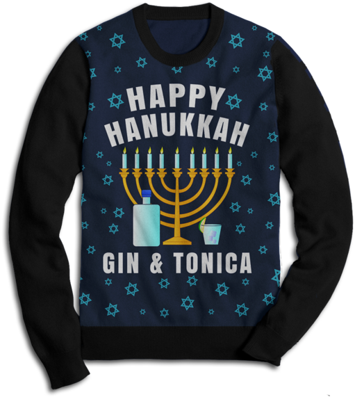 Happy Hanukkah Png (521x630), Png Download
