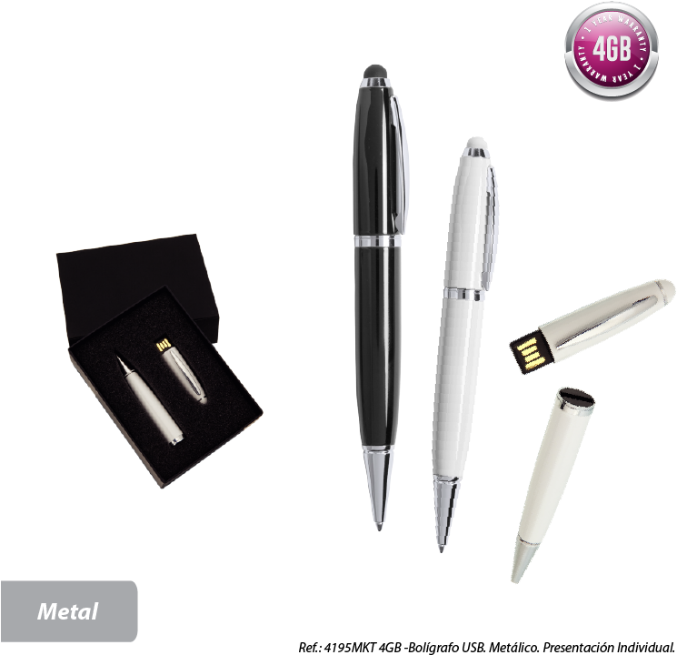 4195mkt Bolígrafo Usb 4gb (767x767), Png Download