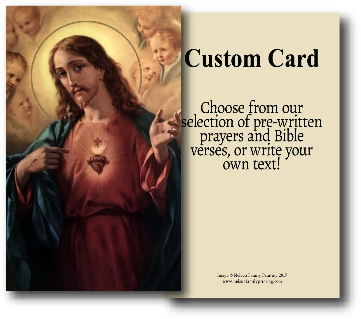 Custom Prayer Cards (1709x1251), Png Download