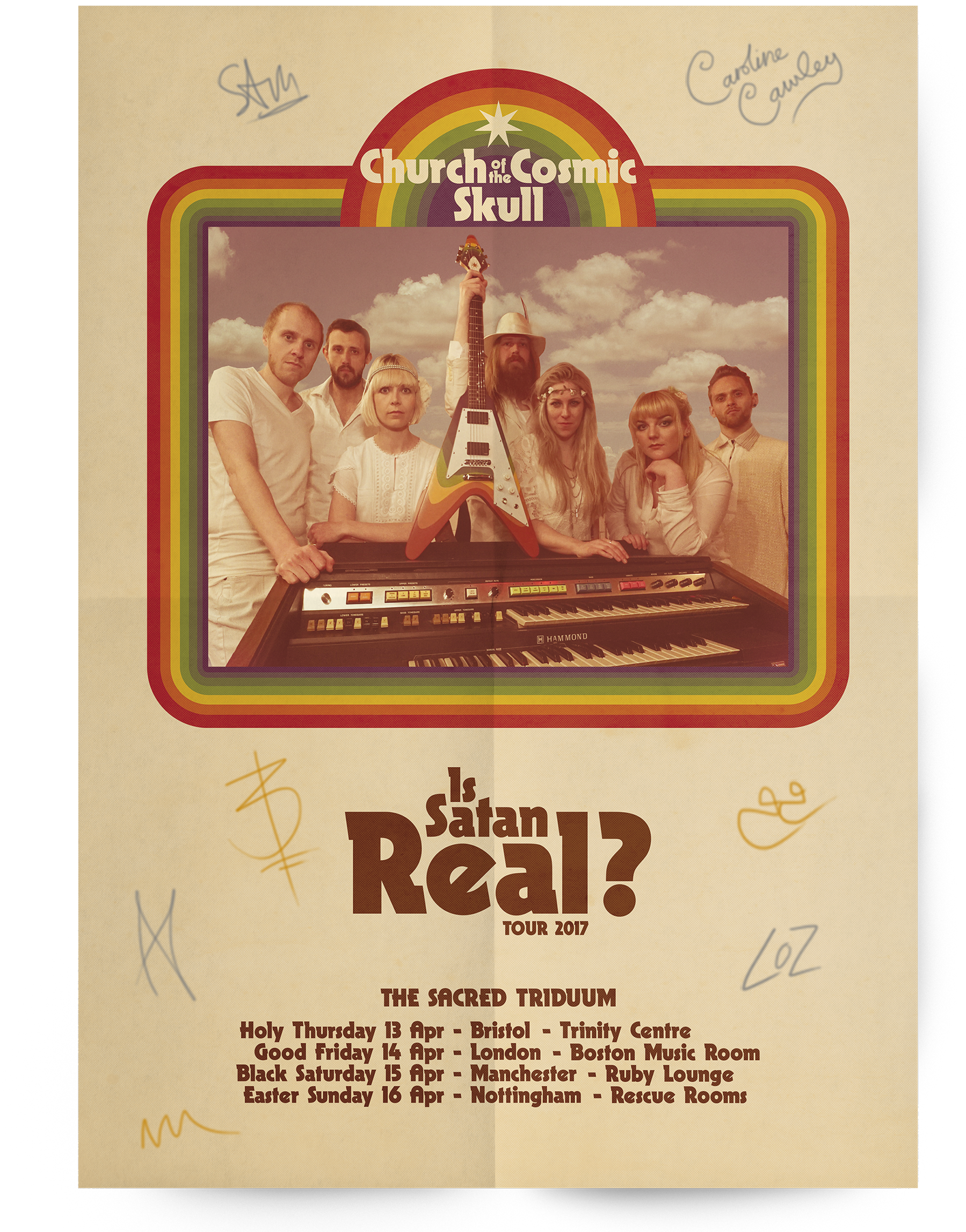 Is Satan Real Ltd Edition A2 Signed Tour Poster (2400x2400), Png Download