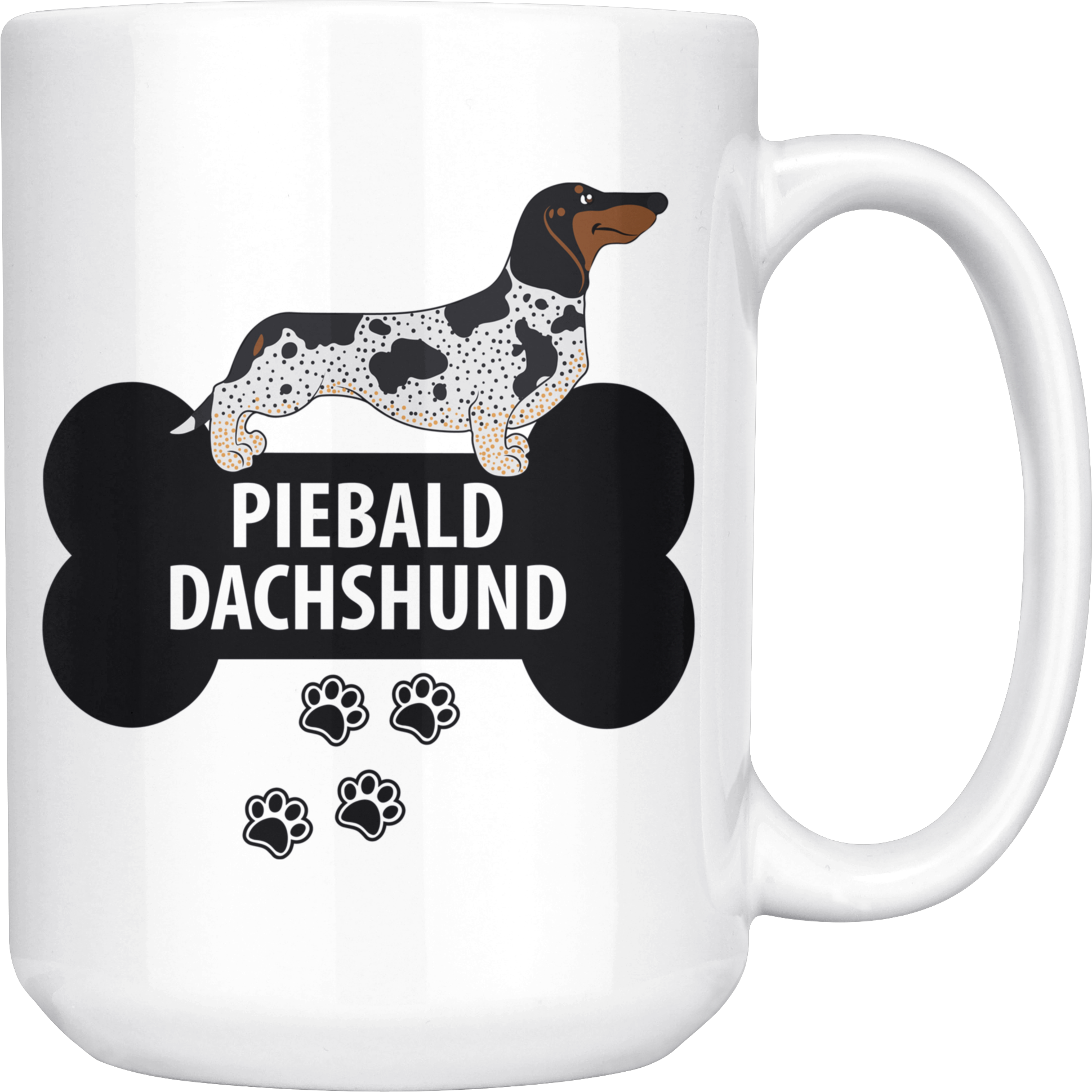 Piebald Dachshund Mug (2000x2000), Png Download