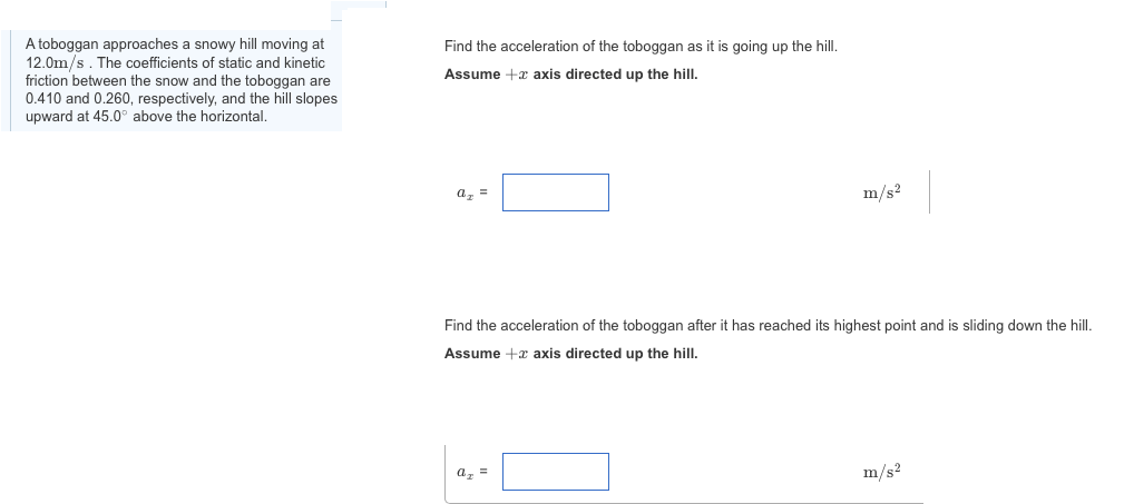 A Toboggan Approaches A Snowy Hill Moving At (1017x473), Png Download