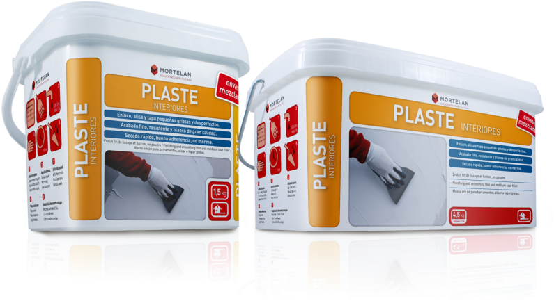 Mortelan Plaste Interiores (900x500), Png Download