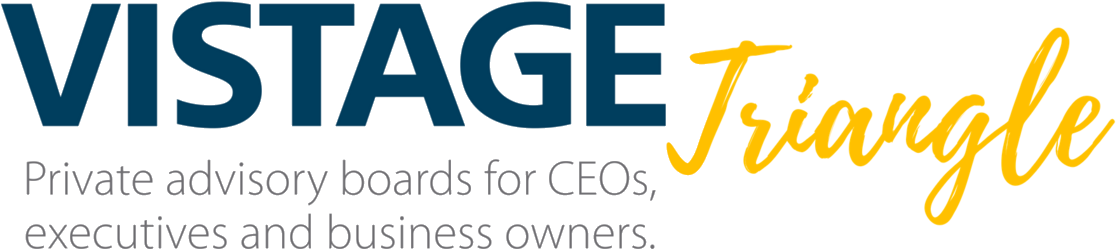 Vistage Triangle Logo (1148x336), Png Download