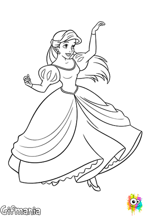 Princesa Ariel (480x720), Png Download