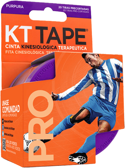 Rollo Kt Tape Pro ® Morado 20 Cintas Precortadas (610x610), Png Download