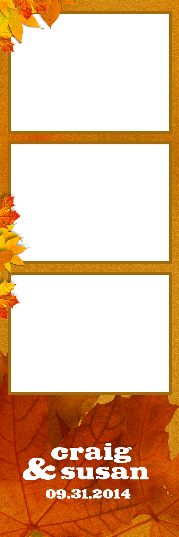 Photo Strip Png (600x1800), Png Download