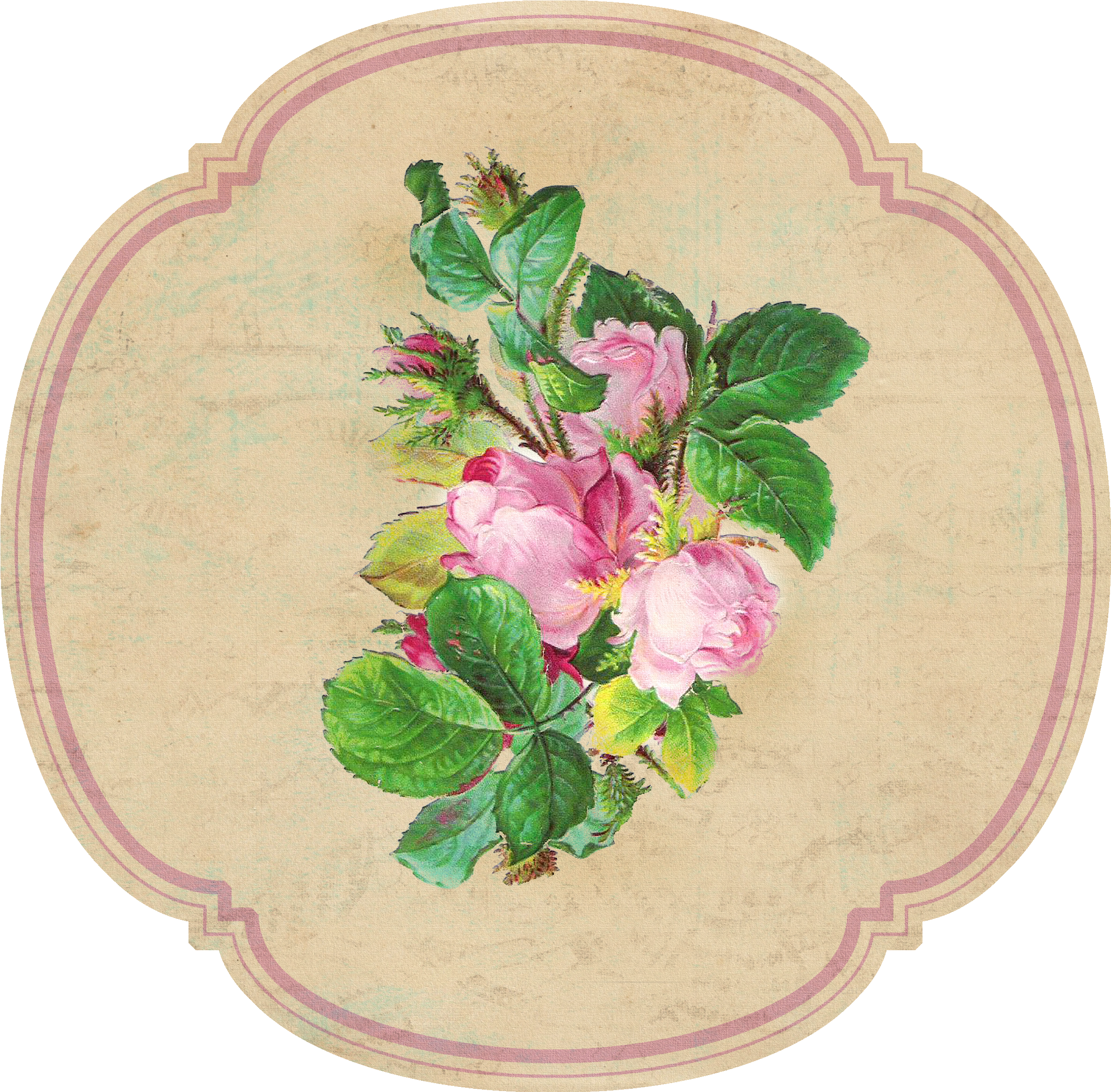 Make Your Own Vintage Decoration (2598x2598), Png Download