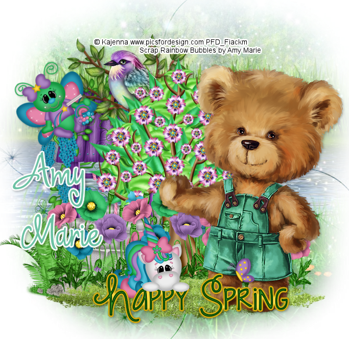 An Adorable New Ptu Scrap Rainbow Bubbles By Amy Marie (683x663), Png Download