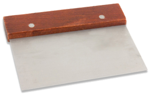 Crestware Wood Handle Dough Cutter (587x589), Png Download