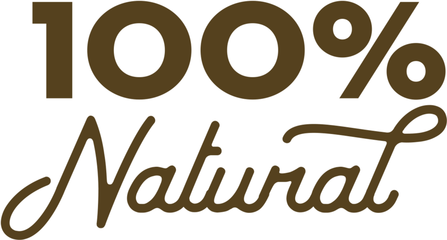100% Natural Graphic (1000x600), Png Download