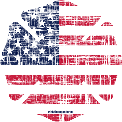 Worn Americana Firefighter Shield Decal (600x600), Png Download