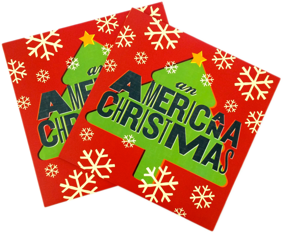 An Americana Christmas Vinyl (1000x1000), Png Download