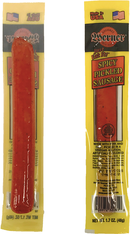 Spicy Pickled Sausage With Caddy Box (717x800), Png Download
