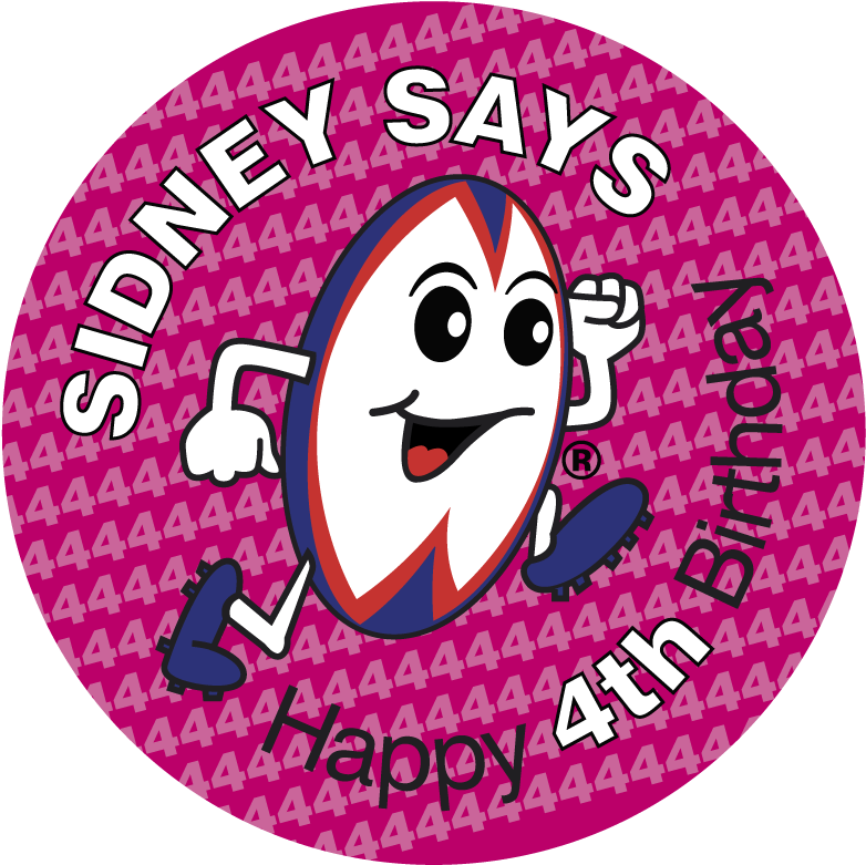 Ruggerbugs Sticker Happy 4th (1250x1268), Png Download