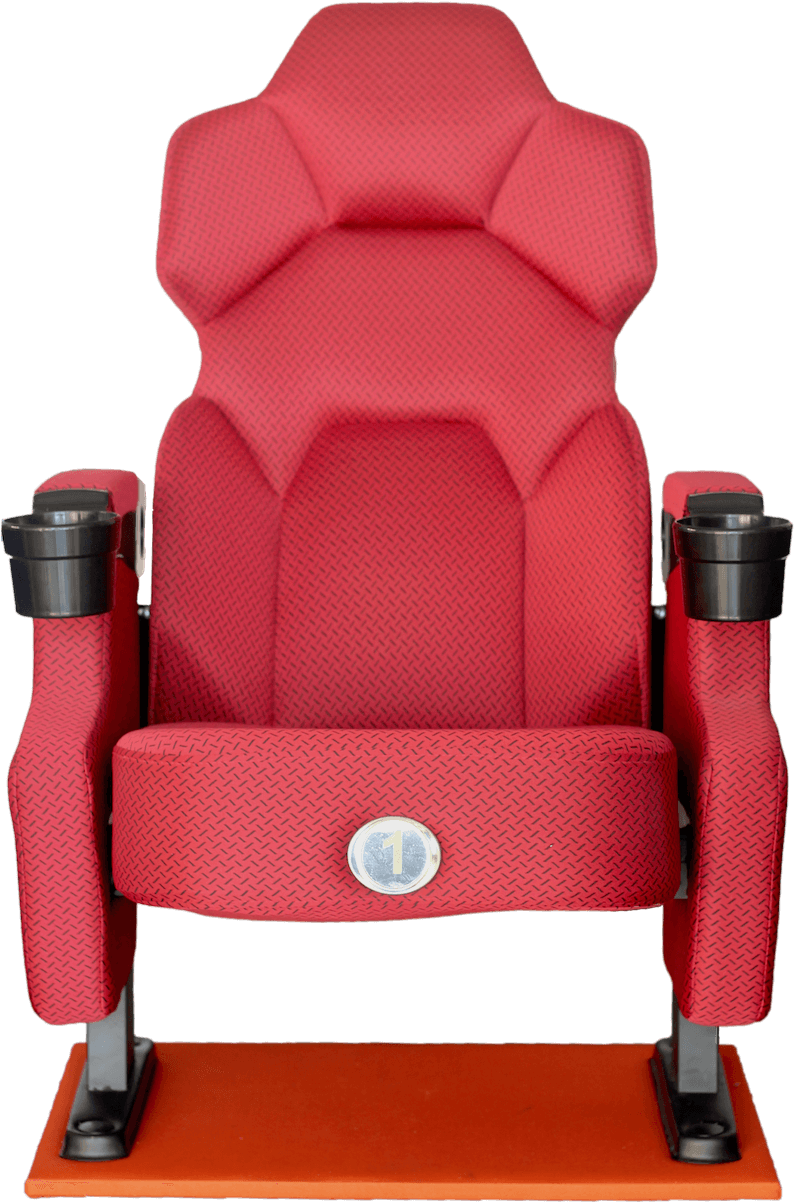 Mat Red Cinema Seat19 (850x1249), Png Download