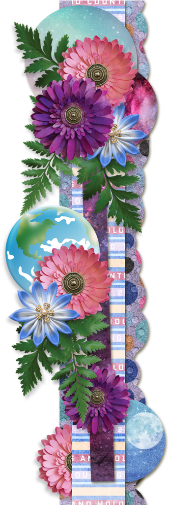 Bld Stargazer Pageborder4 (469x1024), Png Download