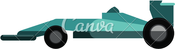 Speed Race Car Vehicle Flat Illustration Icon (800x800), Png Download