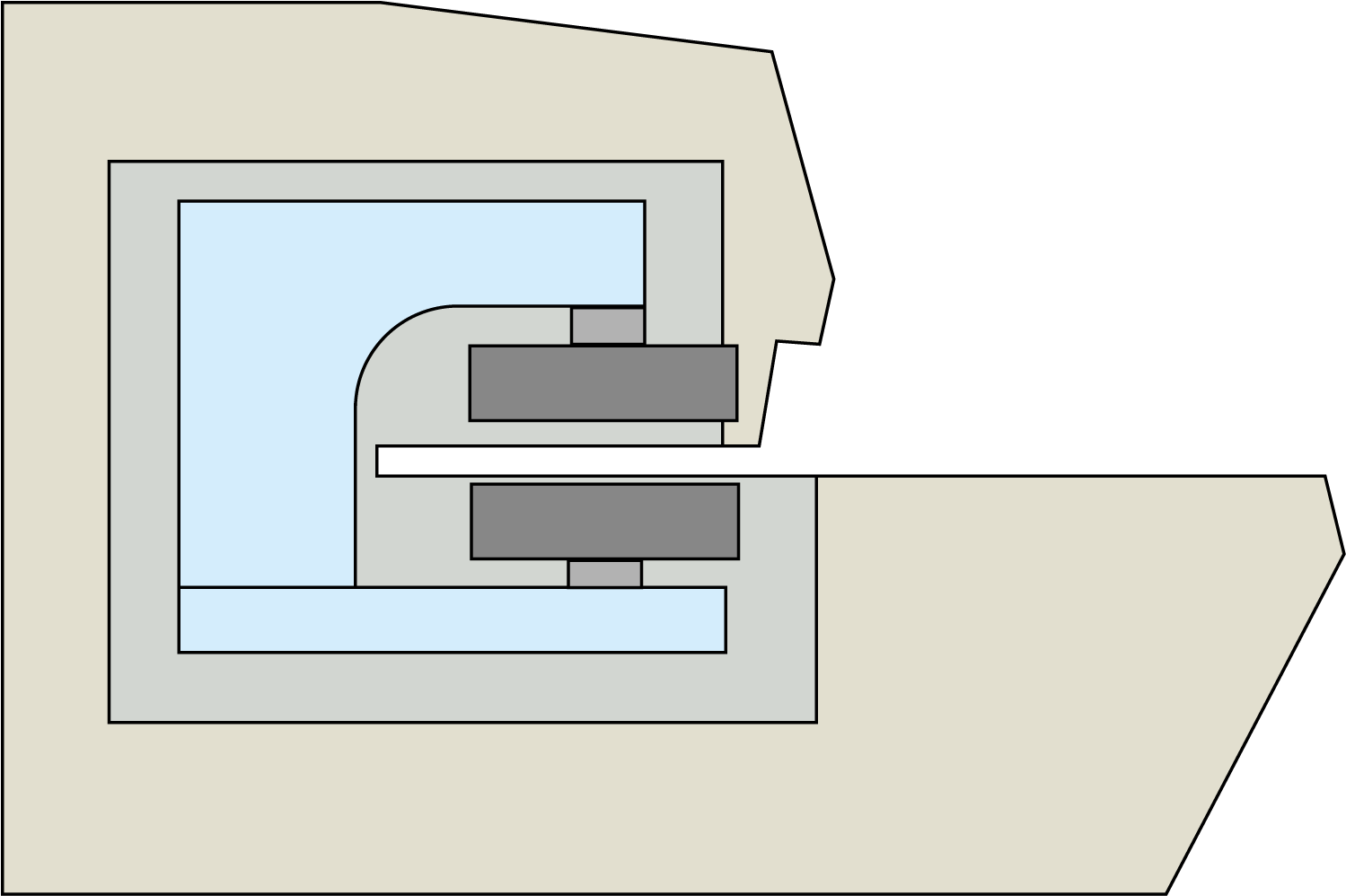 Punching Machine With Double Construction Frame (1600x1179), Png Download