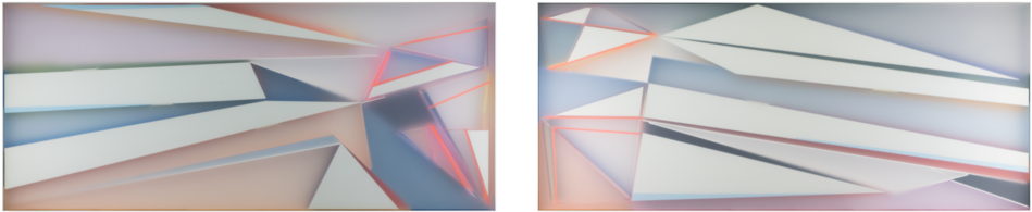 Kal Mansur Royal Hawaiian Diptych 2018 (1000x428), Png Download