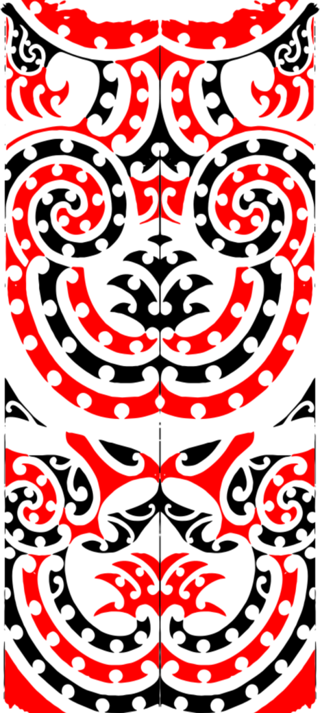 Maori Tribal Art Women's Printed Leggings (467x1040), Png Download