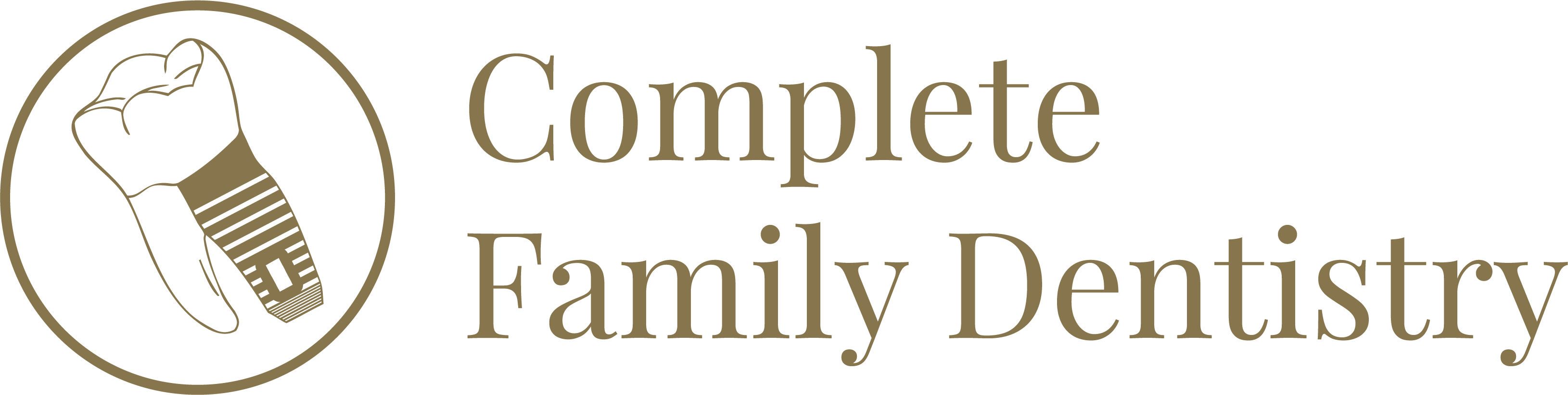 Complete Family Dentistry Logo (3259x822), Png Download