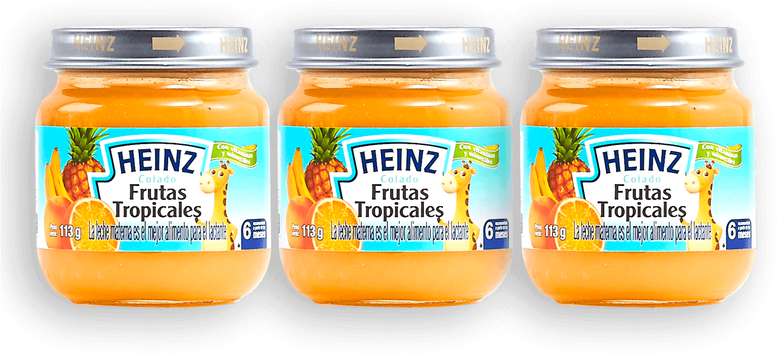 Compota Heinz Frutas Tropicales (1600x1600), Png Download