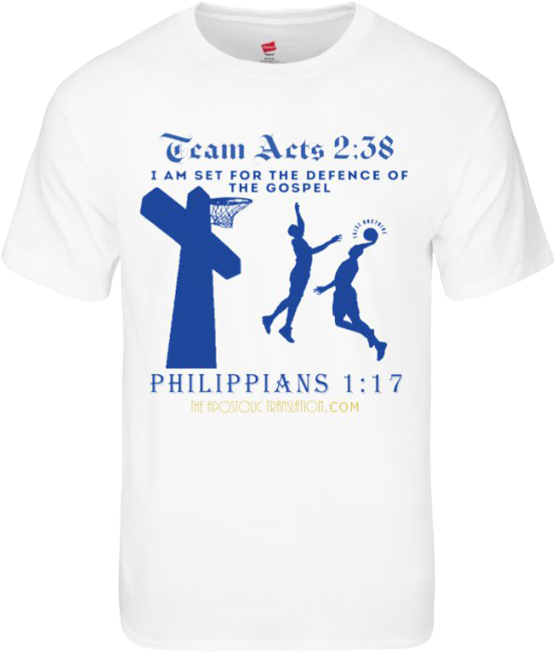 All White W Blue (2254x2190), Png Download