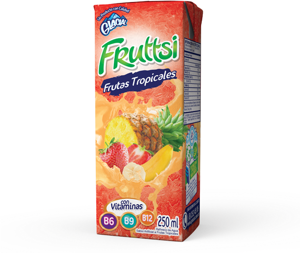 250 Ml Fruttsi Frutas Tropicales (600x600), Png Download