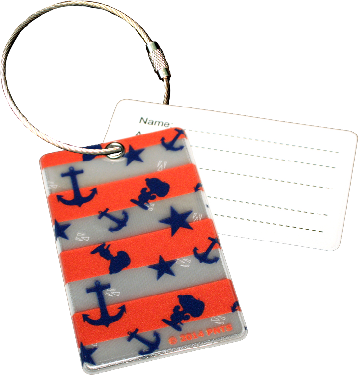 Reflective Luggage Tag (800x800), Png Download