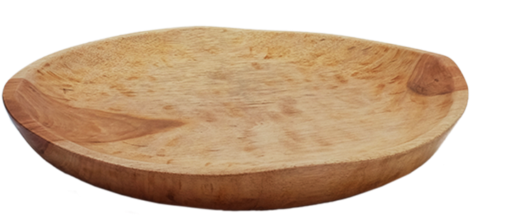Medium Ola Wood Platter (1024x1024), Png Download