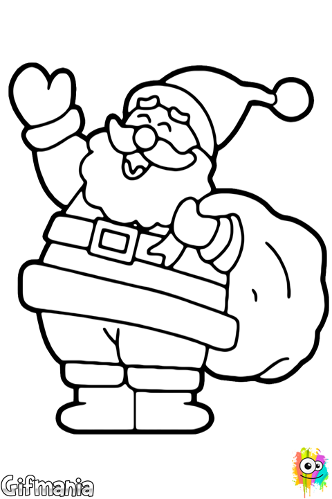 Santa Claus Christmas Kids (480x720), Png Download