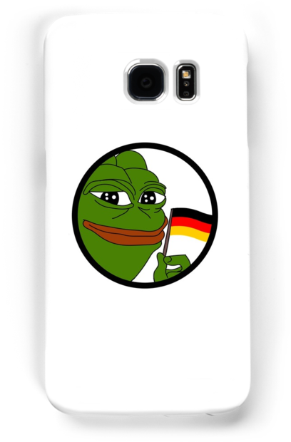 Smug German Flag Pepe (500x700), Png Download